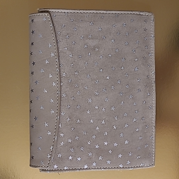 Lauren Merkin Star Print Suede Petite Shoulder Bag - Picture 2 of 5